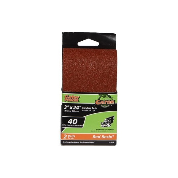 Gator Finishing 2PK 3x24 40G SandBelt 3158 - main